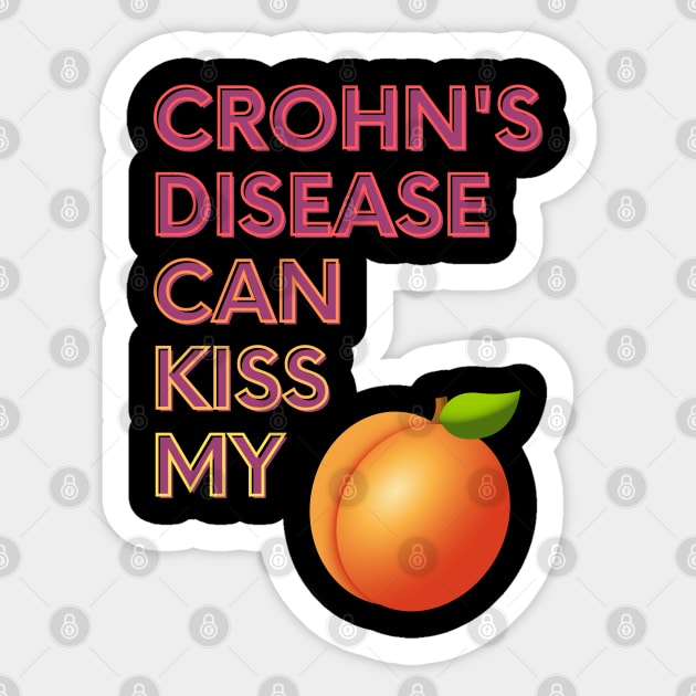 Crohn's Disease Can Kiss My... Sticker by FunkyKex